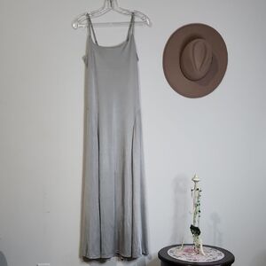 Wild Fable Light Gray Maxi Dress